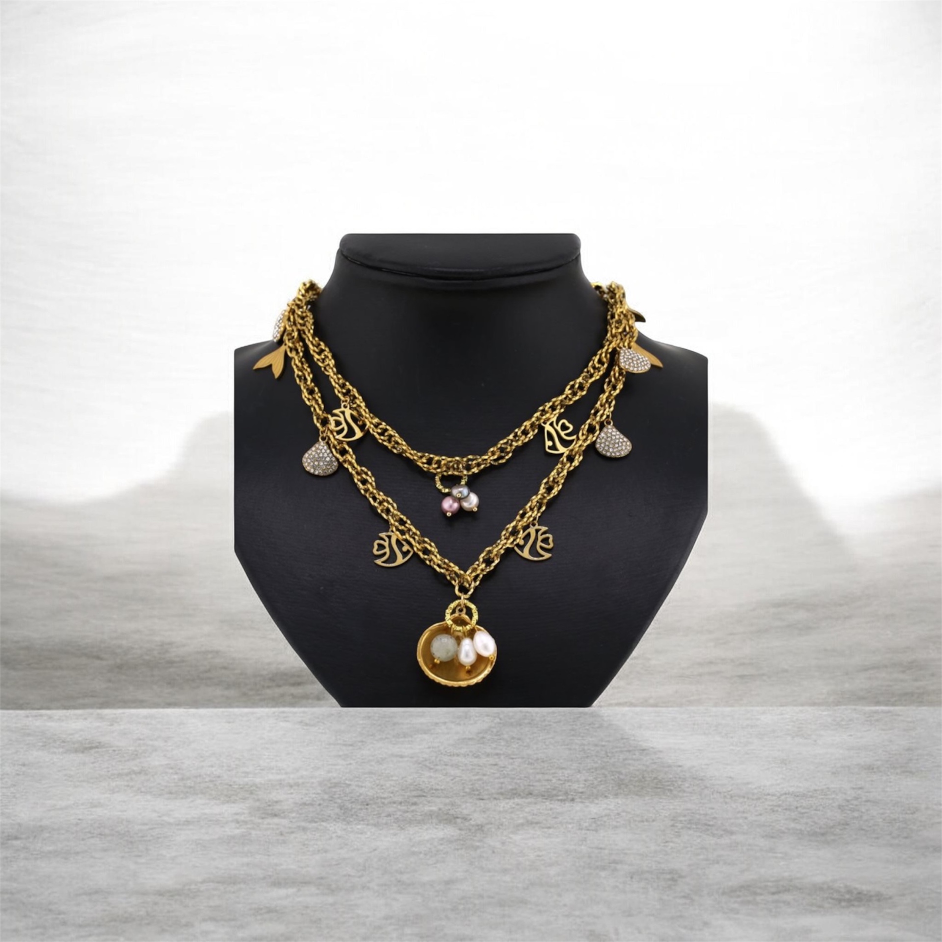 Διπλό Κολιέ Charms