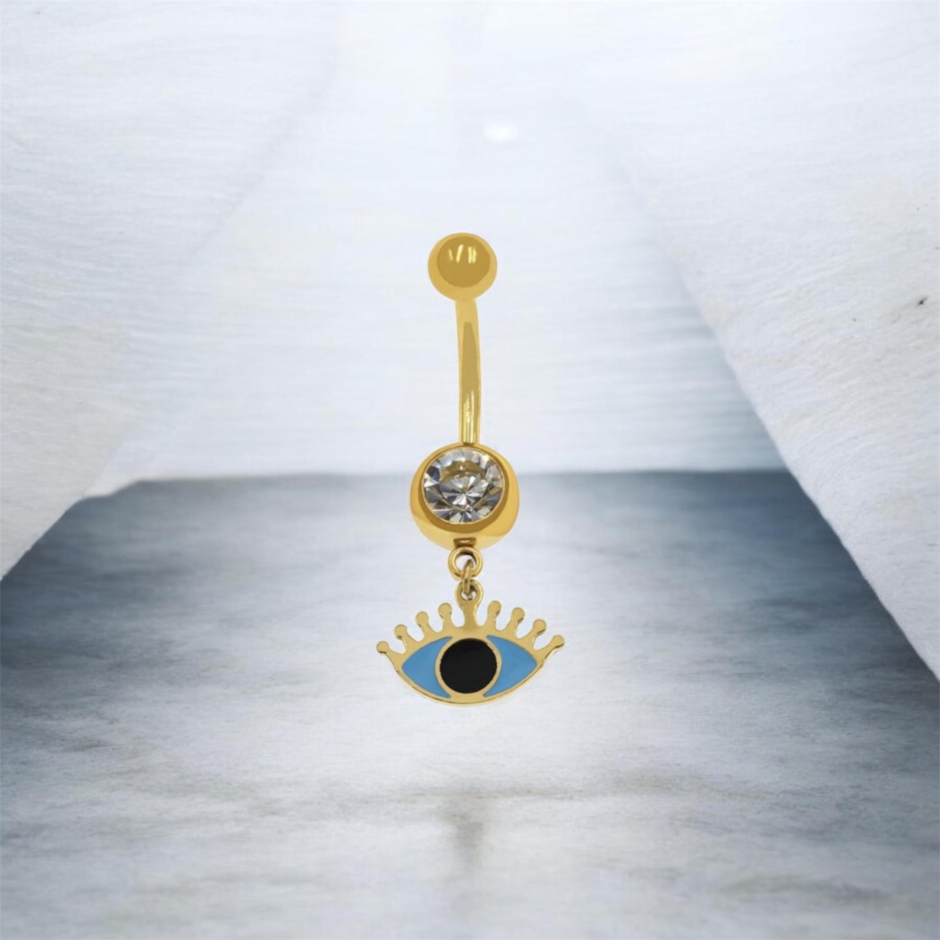 Evil Eye Belly Piercing